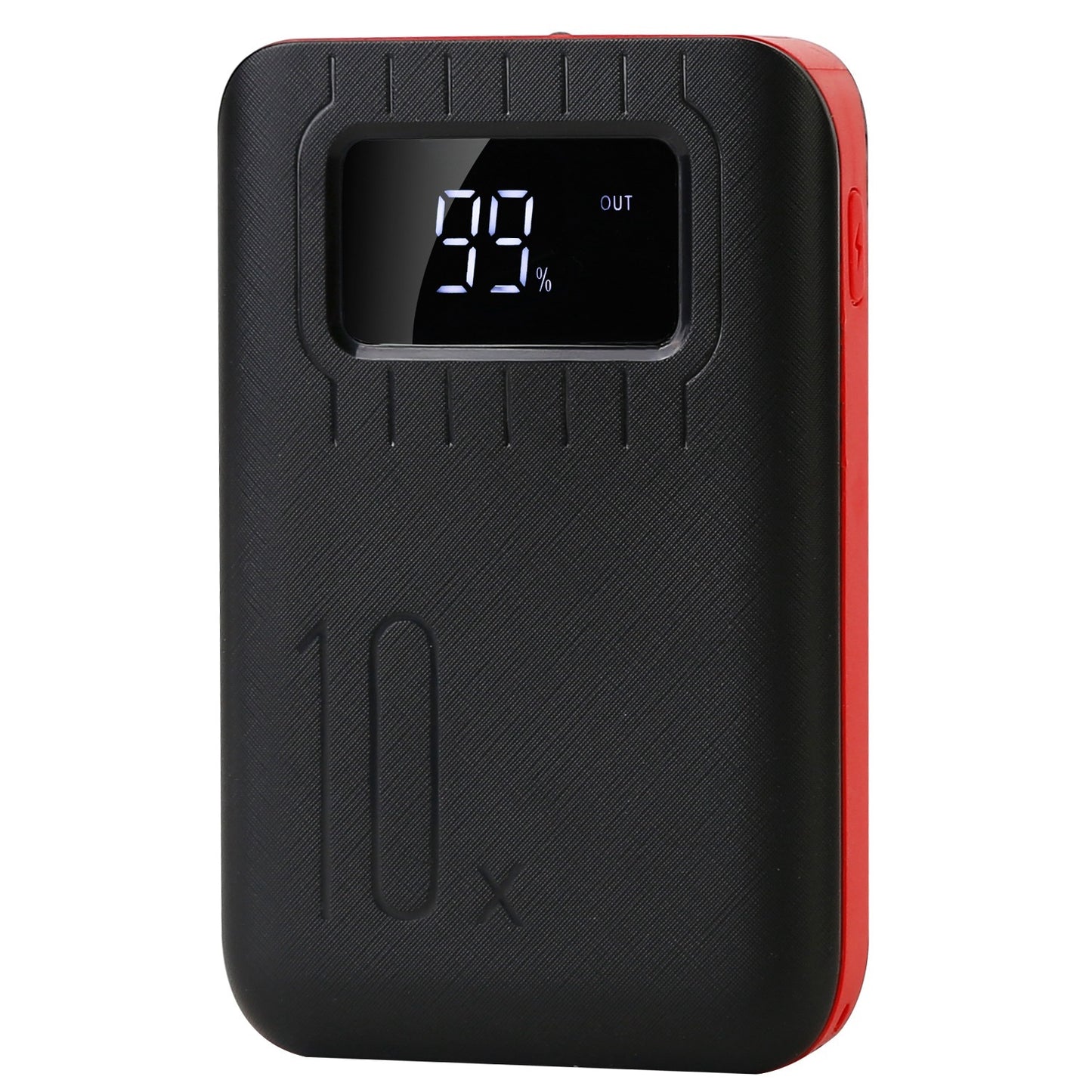 1Pc 1W MAh Portable Power Bank External Battery Pack Charger Dual USB Charge Interface With LCD Display Flashlight Type C Micro USB Lightning Input - AELYOS