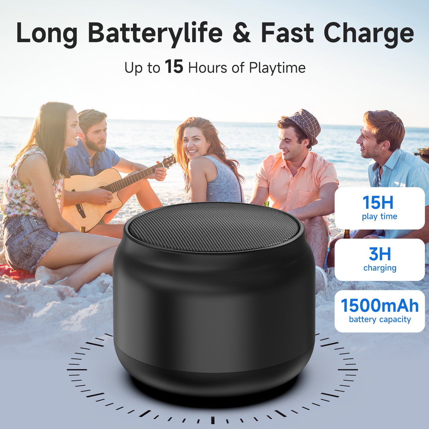 JYX L6 Portable Bluetooth Speaker & Powerful Sound And Deep Bass Party Speaker For Home & Outdoor And Travel - AELYOS