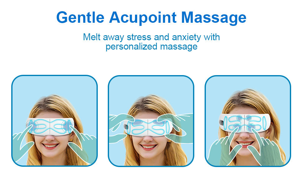 Smart Eye Protection Device Bluetooth Music Heat Massage Device - AELYOS