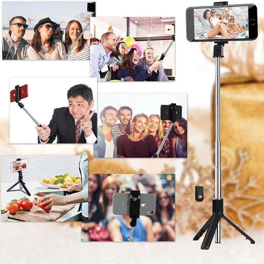 3-in-1 Universal Selfe Sick Tripod Stand For Cell Phone With Bluetooth Remote - AELYOS