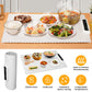 Electric Warming Tray Smart Food Warmer Roll Up Heating Pad With Adjustable Temperature Control 3 Auto Timer Settings - AELYOS