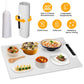 Electric Warming Tray Smart Food Warmer Roll Up Heating Pad With Adjustable Temperature Control 3 Auto Timer Settings - AELYOS
