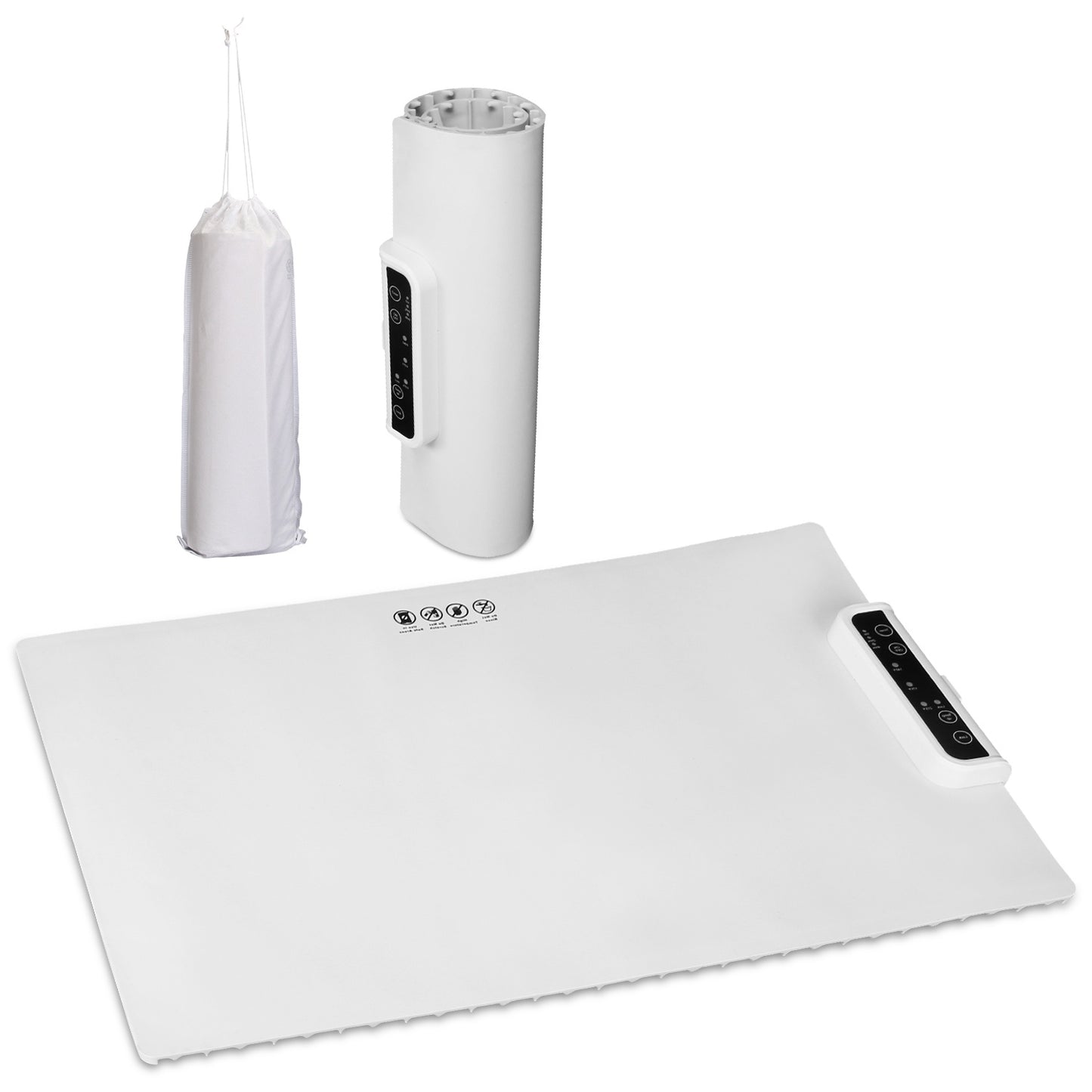 Electric Warming Tray Smart Food Warmer Roll Up Heating Pad With Adjustable Temperature Control 3 Auto Timer Settings - AELYOS