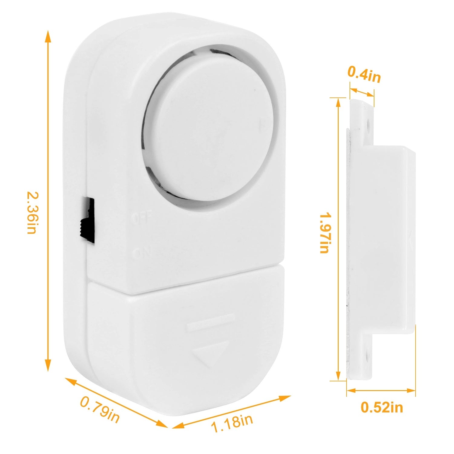 1 Set Wireless Window Door Magnet Alarms Magnetic Sensor Security Burglar Alarm For Kid Safety With Batteries - AELYOS