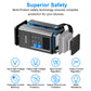 Camping Power Station 296Wh Power Bank 80000mAh Lithium Battery - AELYOS