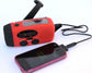 Solar hand crank USB charging radio flashlight - AELYOS