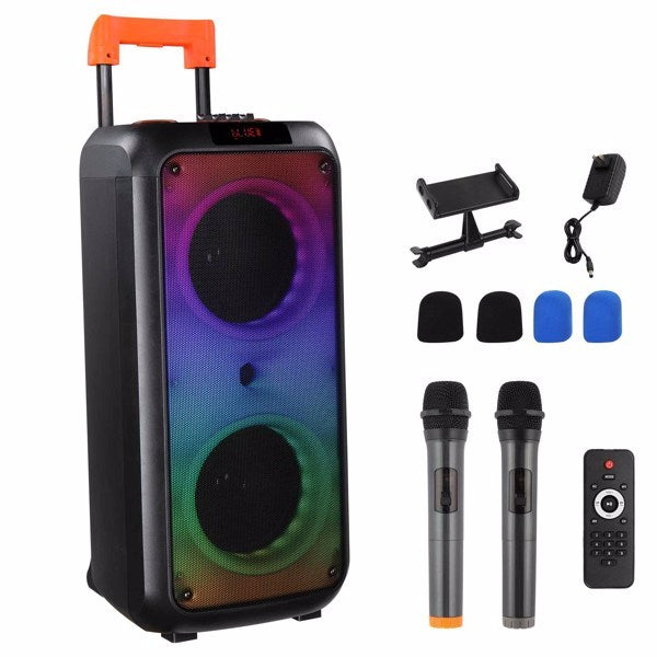 40W Multi Speaker, Light Rhythm Change, Bluetooth Remote Control, Plastic Rod Speaker - AELYOS
