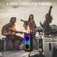 40W Multi Speaker, Light Rhythm Change, Bluetooth Remote Control, Plastic Rod Speaker - AELYOS