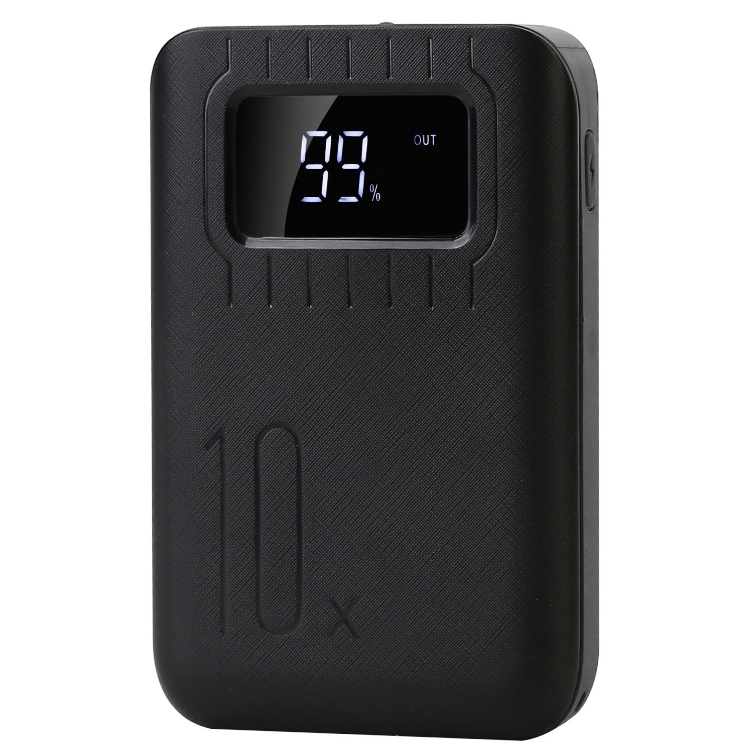 1Pc 1W MAh Portable Power Bank External Battery Pack Charger Dual USB Charge Interface With LCD Display Flashlight Type C Micro USB Lightning Input - AELYOS