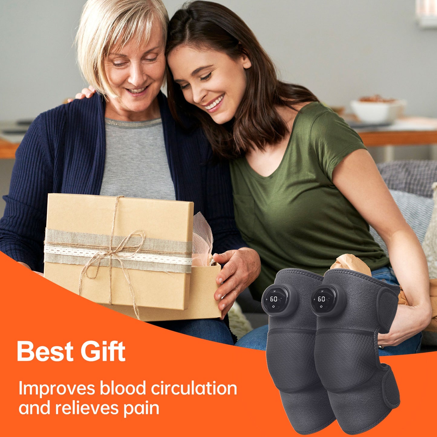 Trending Rechargeable Knee Comfort Pad Smart Relief Portable Care - AELYOS