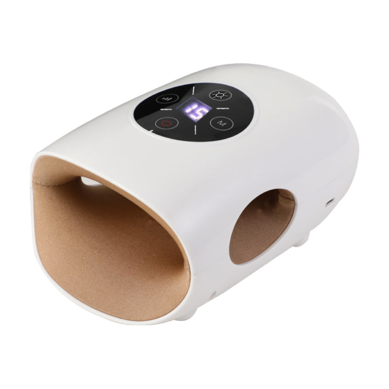 Smart Hand Massager With Heat Therapy - 5 Intensity Levels & 3 Massage Mode - AELYOS