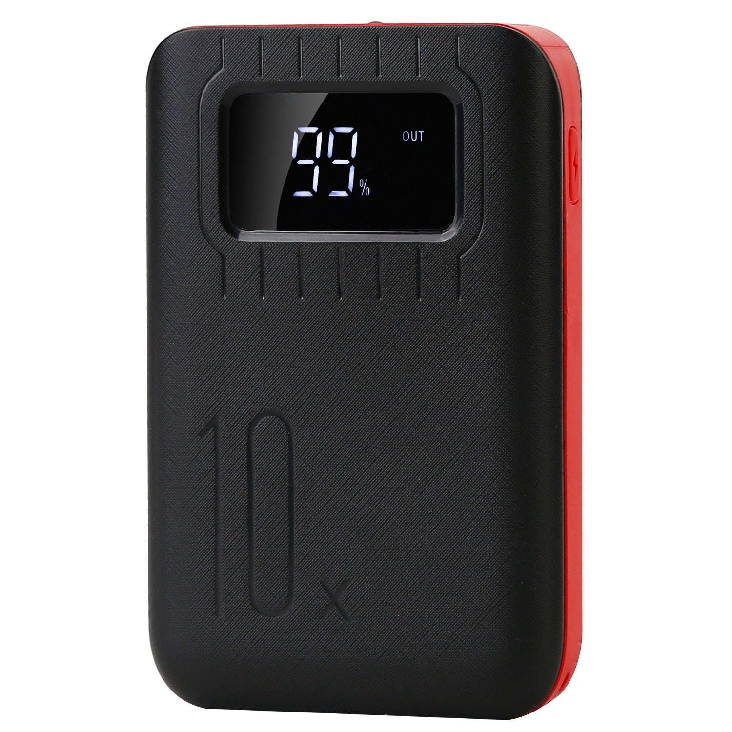 1Pc 1W MAh Portable Power Bank External Battery Pack Charger Dual USB Charge Interface With LCD Display Flashlight Type C Micro USB Lightning Input - AELYOS