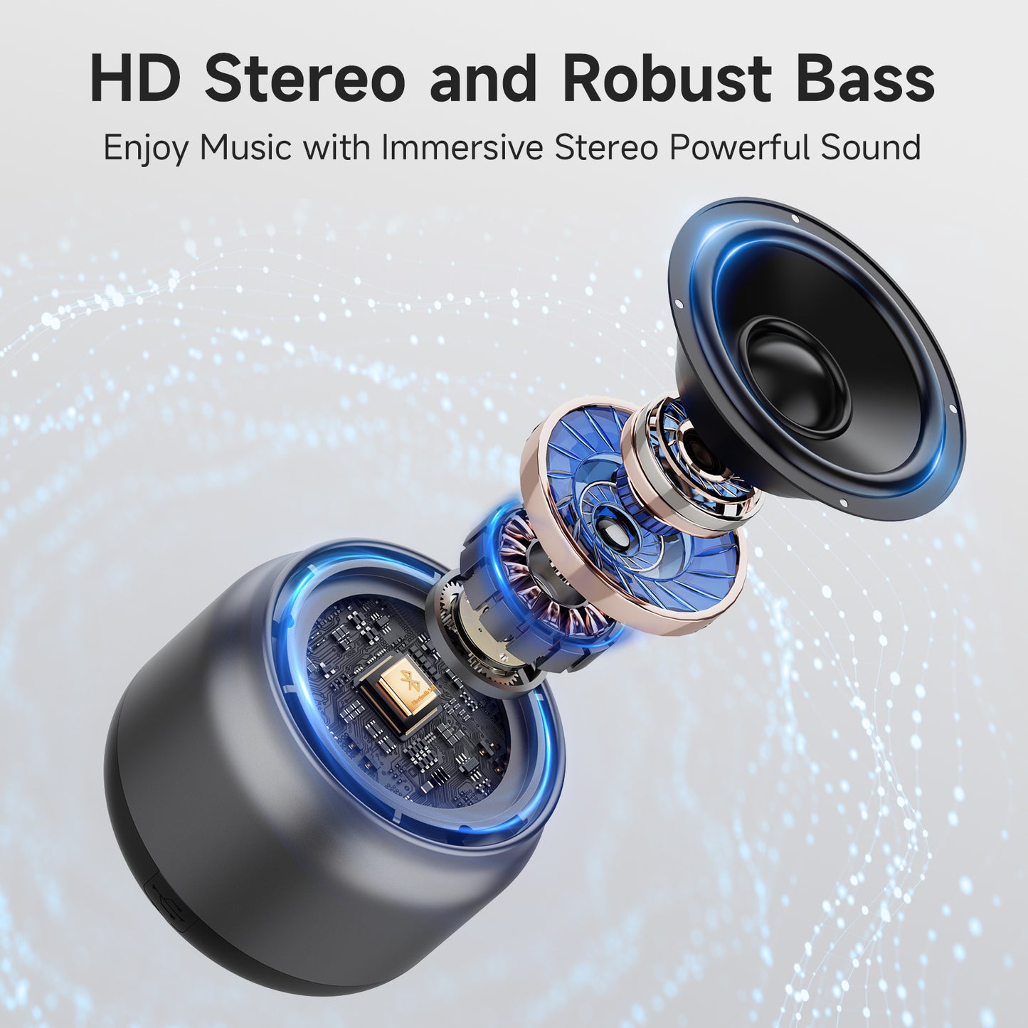 JYX L6 Portable Bluetooth Speaker & Powerful Sound And Deep Bass Party Speaker For Home & Outdoor And Travel - AELYOS