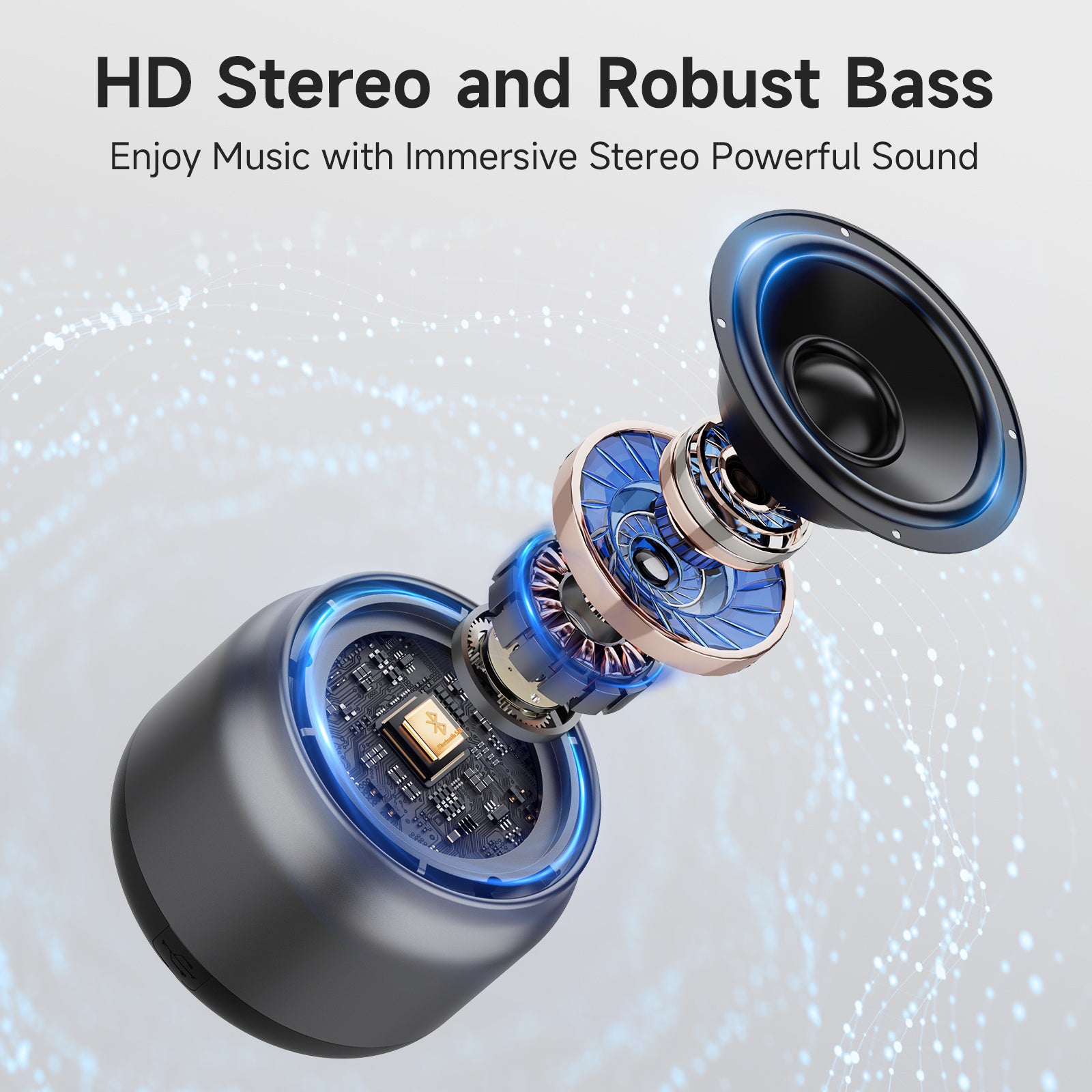 JYX L6 Portable Bluetooth Speaker & Powerful Sound And Deep Bass Party Speaker For Home & Outdoor And Travel - AELYOS