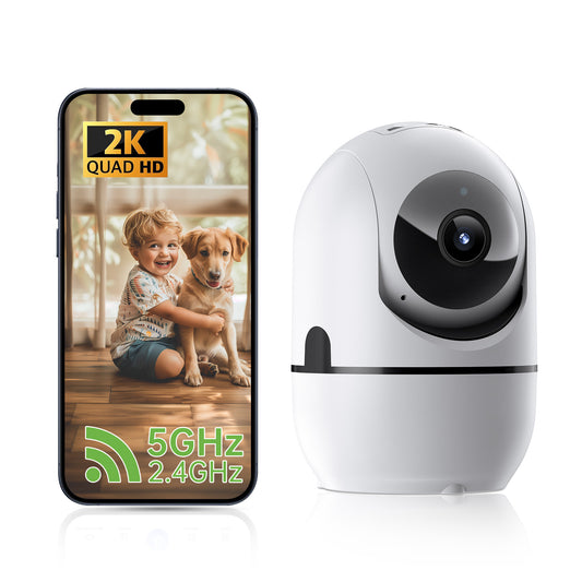 2-way Video Call Network Camera PTZ WIFI Security Cam AI Smart Camera For Home Night Vision Wireless - AELYOS