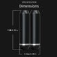 Portable Pocket Heater With Split Magnetic And Flashlight Hand Warmers - AELYOS