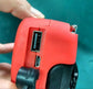 Solar hand crank USB charging radio flashlight - AELYOS