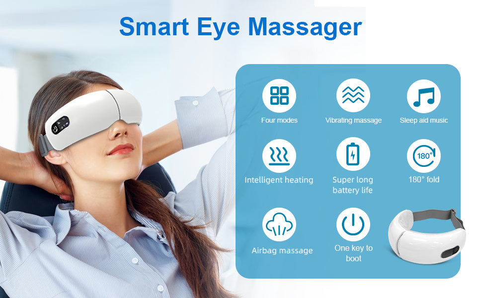 Smart Eye Protection Device Bluetooth Music Heat Massage Device - AELYOS