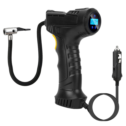Portable Car Tire Inflator DC 12V Digital Car Air Compressor Electric Air Inflator With LED Light 150PSI - AELYOS