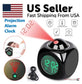 LED Projection Alarm Clock Digital LCD Display Voice Talking Weather Snooze USB - AELYOS