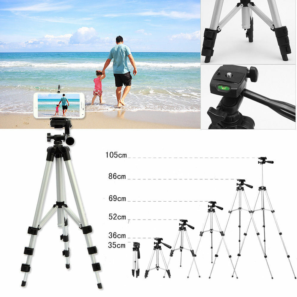 Professional Camera Tripod Stand Holder Mount For Cell Phone, Portable Tripod, Mobile Phone Live Stream Holder, Camera Tripod - AELYOS
