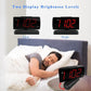 Bedside Alarm Clock Large Digital Rotating Base, 2-level Brightness Digital Clock - AELYOS