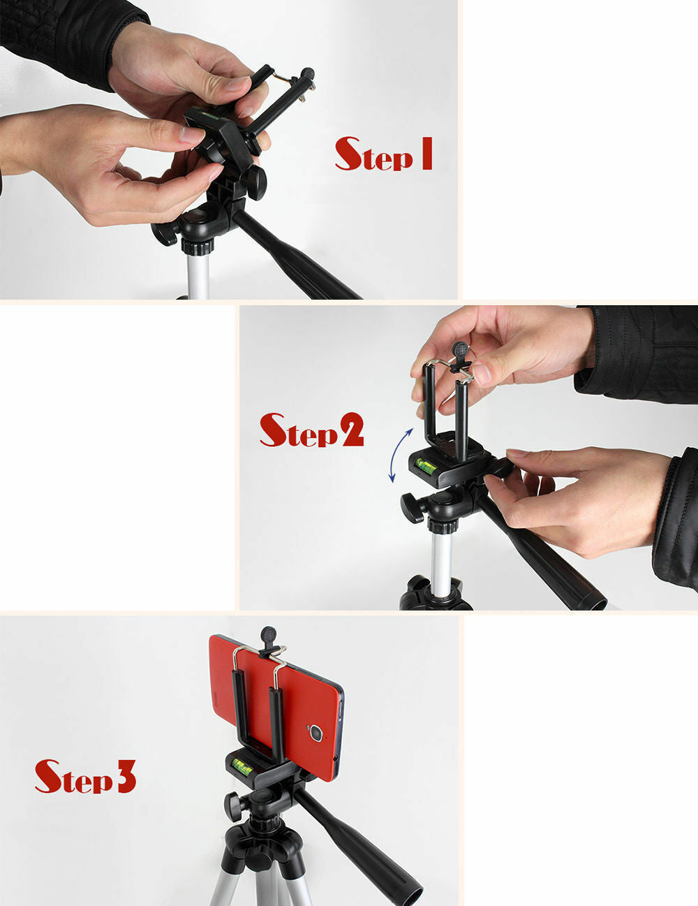 Professional Camera Tripod Stand Holder Mount For Cell Phone, Portable Tripod, Mobile Phone Live Stream Holder, Camera Tripod - AELYOS