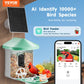 VEVOR Smart Bird Feeder With Camera 2K HD AI Identify Bird Species Auto Capture - AELYOS